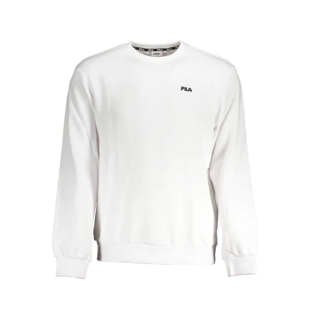 FILA SWEAT-SHIRT SANS FERMETURE ÉCLAIR BLANC POUR HOMMES - FILA