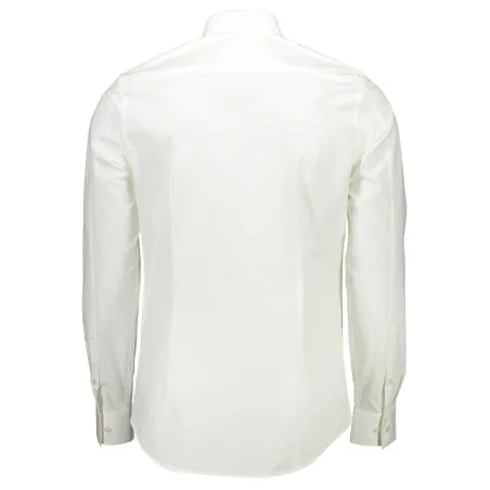 CHEMISE À MANCHES LONGUES BLANCHE POUR HOMMES CALVIN KLEIN - CALVIN KLEIN