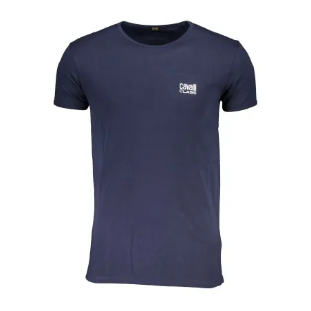 T-SHIRT MANCHES COURTES HOMME CAVALLI CLASS BLEU - CAVALLI CLASS