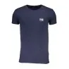 T-SHIRT MANCHES COURTES HOMME CAVALLI CLASS BLEU - CAVALLI CLASS