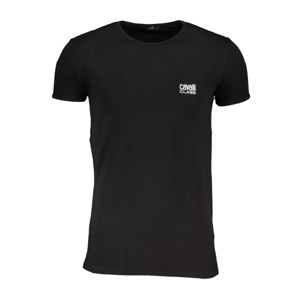 T-SHIRT À MANCHES COURTES HOMME CAVALLI CLASS NOIR - CAVALLI CLASS