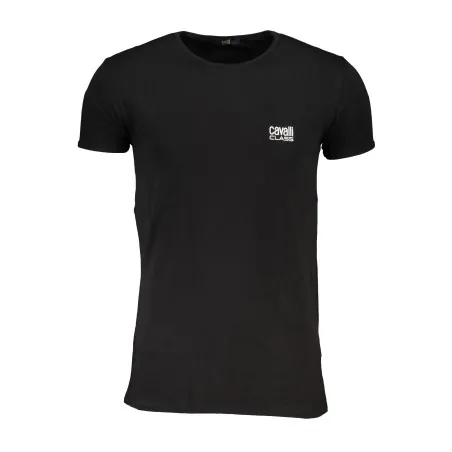 T-SHIRT À MANCHES COURTES HOMME CAVALLI CLASS NOIR - CAVALLI CLASS