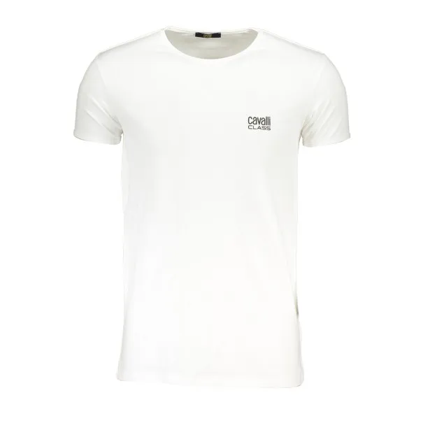 T-SHIRT MANCHES COURTES HOMME CAVALLI CLASS BLANC - CAVALLI CLASS