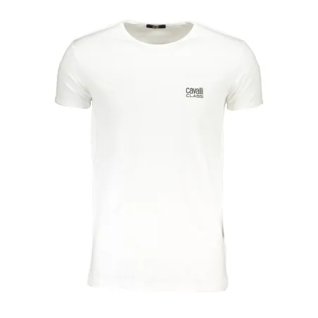 T-SHIRT MANCHES COURTES HOMME CAVALLI CLASS BLANC - CAVALLI CLASS