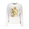SWEAT-SHIRT FEMME CAVALLI CLASS BLANC SANS ZIP - CAVALLI CLASS