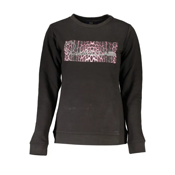 SWEAT-SHIRT SANS FERMETURE ÉCLAIR POUR FEMME CAVALLI CLASS NOIR - CAVALLI CLASS