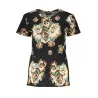 T-SHIRT À MANCHES COURTES FEMME CAVALLI CLASS NOIR - CAVALLI CLASS
