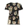 T-SHIRT À MANCHES COURTES FEMME CAVALLI CLASS NOIR - CAVALLI CLASS