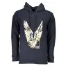 SWEAT-SHIRT SANS FERMETURE ÉCLAIR BLEU POUR HOMMES CAVALLI CLASS - CAVALLI CLASS