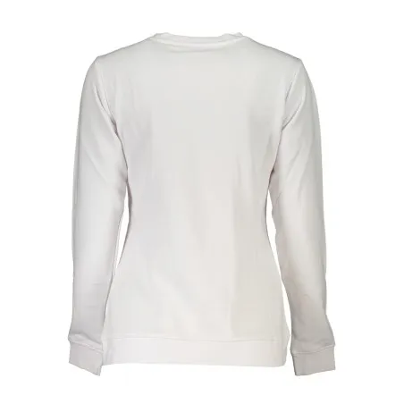 SWEAT-SHIRT FEMME CAVALLI CLASS BLANC SANS ZIP - CAVALLI CLASS