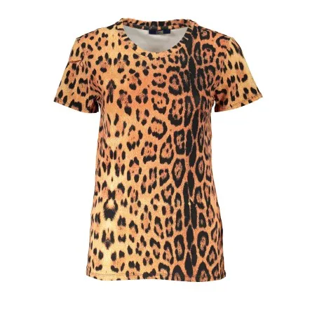 T-SHIRT À MANCHES COURTES FEMME CAVALLI CLASS ORANGE - CAVALLI CLASS