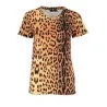 T-SHIRT À MANCHES COURTES FEMME CAVALLI CLASS ORANGE - CAVALLI CLASS