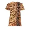 T-SHIRT À MANCHES COURTES FEMME CAVALLI CLASS ORANGE - CAVALLI CLASS