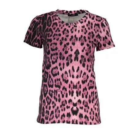 T-SHIRT À MANCHES COURTES FEMME CAVALLI CLASS ROSE - CAVALLI CLASS
