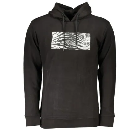 SWEAT-SHIRT ZIPPÉ NOIR CAVALLI CLASS POUR HOMMES - CAVALLI CLASS