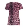 T-SHIRT À MANCHES COURTES FEMME CAVALLI CLASS ROSE - CAVALLI CLASS