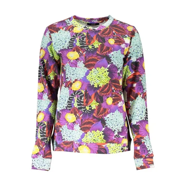 SWEAT-SHIRT FEMME CAVALLI CLASS SANS ZIP VIOLET - CAVALLI CLASS