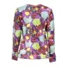 SWEAT-SHIRT FEMME CAVALLI CLASS SANS ZIP VIOLET - CAVALLI CLASS
