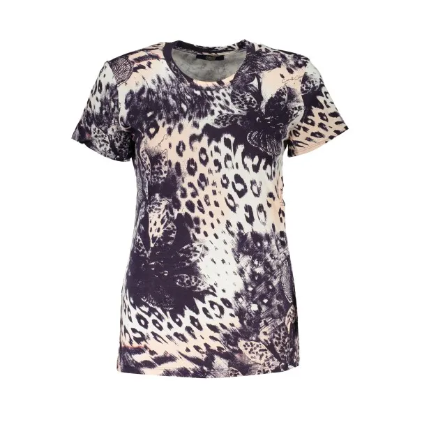 T-SHIRT À MANCHES COURTES FEMME CAVALLI CLASS ROSE - CAVALLI CLASS