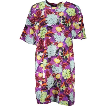 CAVALLI CLASS ROBE COURTE FEMME VIOLET - CAVALLI CLASS