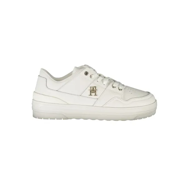 CHAUSSURES DE SPORT POUR FEMMES TOMMY HILFIGER BLANCHES - TOMMY HILFIGER