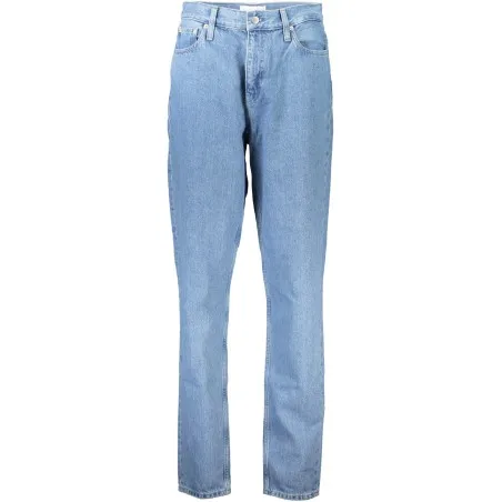 CALVIN KLEIN JEAN EN DENIM FEMME BLEU - CALVIN KLEIN