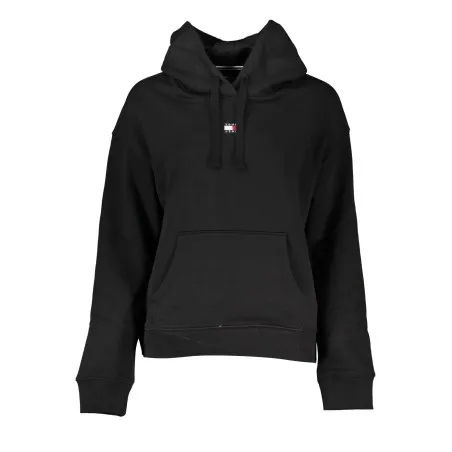 SWEAT-SHIRT SANS FERMETURE ÉCLAIR POUR FEMME TOMMY HILFIGER NOIR - TOMMY HILFIGER