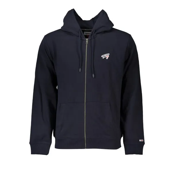 SWEAT-SHIRT ZIPPÉ BLEU TOMMY HILFIGER POUR HOMMES - TOMMY HILFIGER