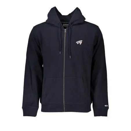 SWEAT-SHIRT ZIPPÉ BLEU TOMMY HILFIGER POUR HOMMES - TOMMY HILFIGER