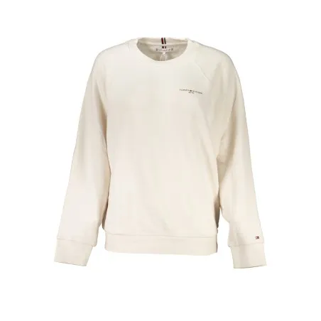 TOMMY HILFIGER SWEAT-SHIRT SANS FERMETURE FEMME BEIGE - TOMMY HILFIGER