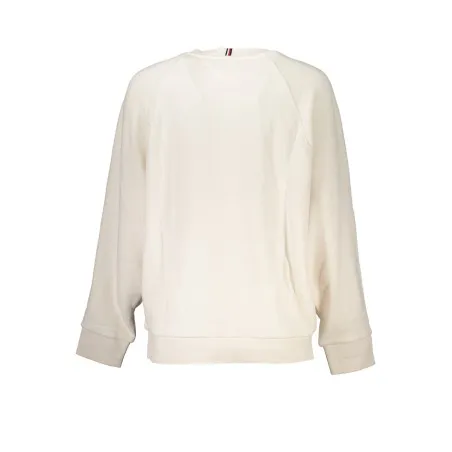 TOMMY HILFIGER SWEAT-SHIRT SANS FERMETURE FEMME BEIGE - TOMMY HILFIGER
