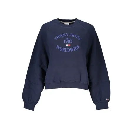 SWEAT-SHIRT SANS FERMETURE ÉCLAIR BLEU TOMMY HILFIGER FEMME - TOMMY HILFIGER
