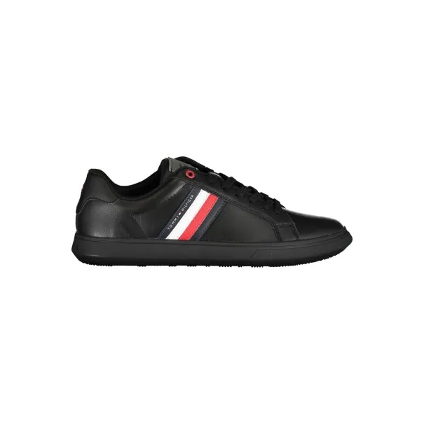 CHAUSSURES DE SPORT POUR HOMMES TOMMY HILFIGER NOIRES - TOMMY HILFIGER