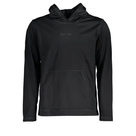 SWEAT-SHIRT SANS FERMETURE ÉCLAIR NOIR CALVIN KLEIN POUR HOMMES - CALVIN KLEIN
