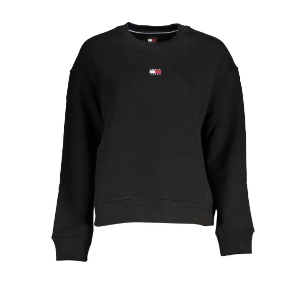 SWEAT-SHIRT SANS FERMETURE ÉCLAIR NOIR TOMMY HILFIGER POUR HOMMES - TOMMY HILFIGER