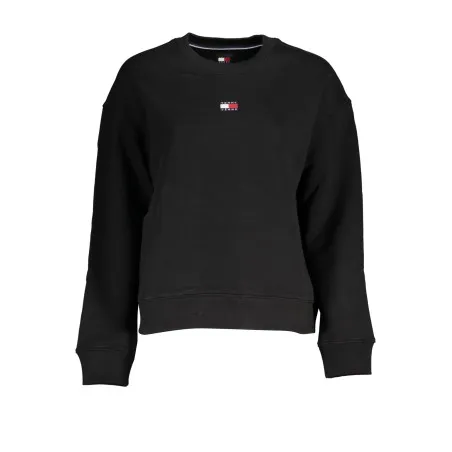 SWEAT-SHIRT SANS FERMETURE ÉCLAIR NOIR TOMMY HILFIGER POUR HOMMES - TOMMY HILFIGER