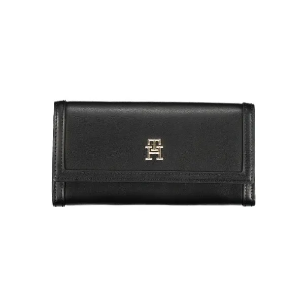 PORTEFEUILLE FEMME TOMMY HILFIGER NOIR - TOMMY HILFIGER