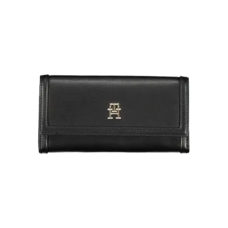 PORTEFEUILLE FEMME TOMMY HILFIGER NOIR - TOMMY HILFIGER