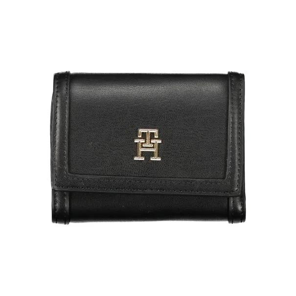PORTEFEUILLE FEMME TOMMY HILFIGER NOIR - TOMMY HILFIGER