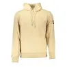 SWEAT-SHIRT SANS FERMETURE ÉCLAIR BEIGE CALVIN KLEIN POUR HOMMES - CALVIN KLEIN