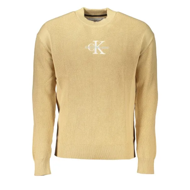 PULL BEIGE POUR HOMMES CALVIN KLEIN - CALVIN KLEIN