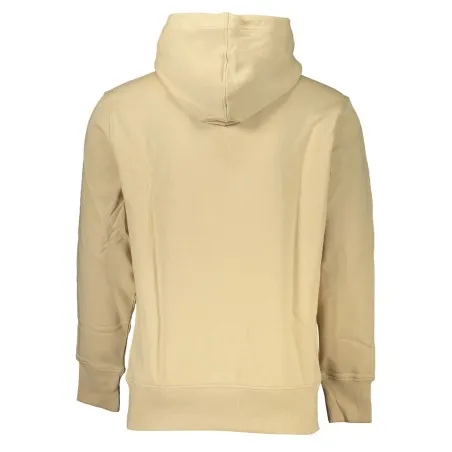 SWEAT-SHIRT SANS FERMETURE ÉCLAIR BEIGE CALVIN KLEIN POUR HOMMES - CALVIN KLEIN