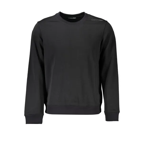SWEAT-SHIRT SANS FERMETURE ÉCLAIR NOIR CALVIN KLEIN POUR HOMMES - CALVIN KLEIN