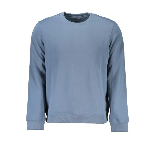 SWEAT-SHIRT SANS FERMETURE ÉCLAIR BLEU CALVIN KLEIN POUR HOMMES - CALVIN KLEIN