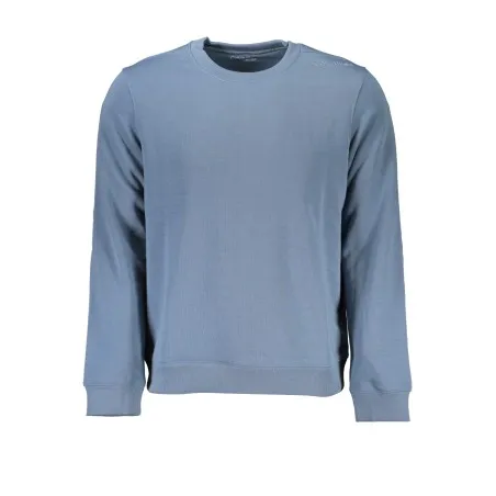 SWEAT-SHIRT SANS FERMETURE ÉCLAIR BLEU CALVIN KLEIN POUR HOMMES - CALVIN KLEIN