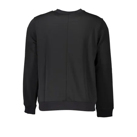 SWEAT-SHIRT SANS FERMETURE ÉCLAIR NOIR CALVIN KLEIN POUR HOMMES - CALVIN KLEIN