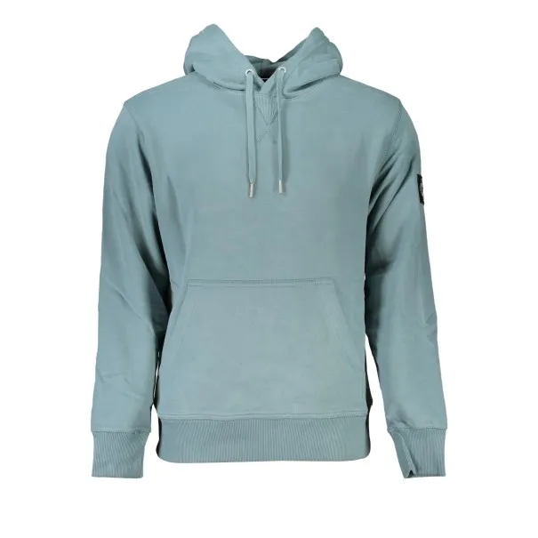 SWEAT-SHIRT SANS FERMETURE ÉCLAIR VERT CALVIN KLEIN POUR HOMMES - CALVIN KLEIN
