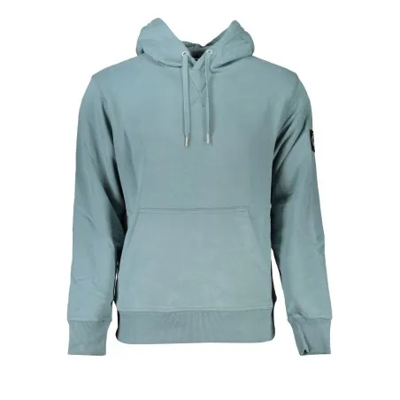 SWEAT-SHIRT SANS FERMETURE ÉCLAIR VERT CALVIN KLEIN POUR HOMMES - CALVIN KLEIN