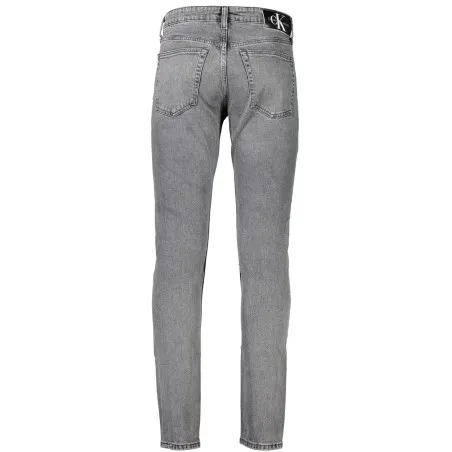 JEAN EN DENIM GRIS CALVIN KLEIN POUR HOMMES - CALVIN KLEIN