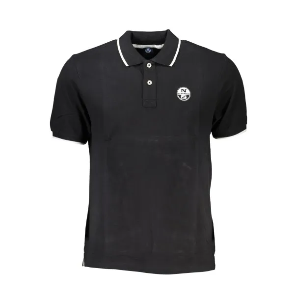 NORTH SAILS POLO NOIR MANCHES COURTES HOMME - NORTH SAILS